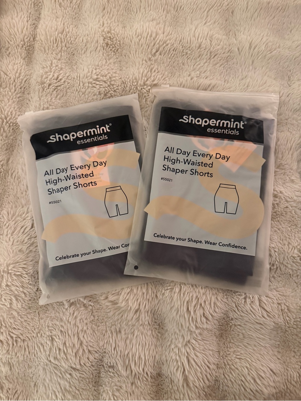 Shapermint All Day Every Day High-Waisted Shaper Shorts - Black (2 Pack)